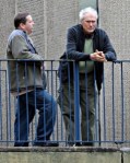 Clint-Eastwood-en-el-set-de-Hereafter-en-Londres