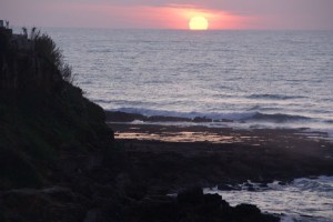 Puesta de sol en Larache, desde el Balcón