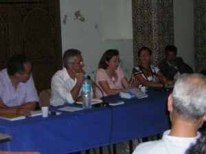 Laabi, Sergio, Cristina, Lola y Al Baki