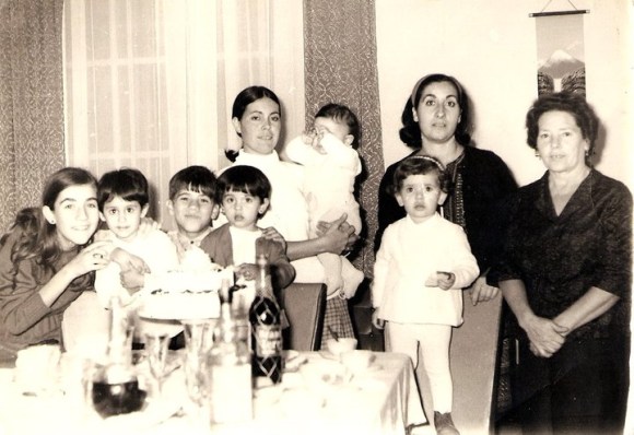 Manuela Fernandez Medero y familia