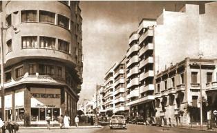 Boulverda Pasteur año 1950 - foto tomada de la web Tanger Express
