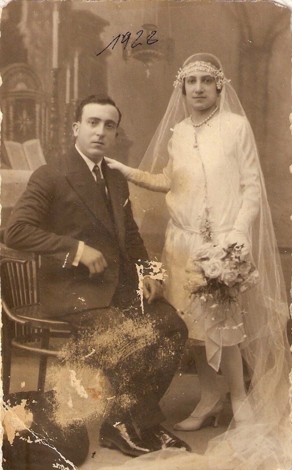 1928 - Boda de los padres de Paco Rodríguez