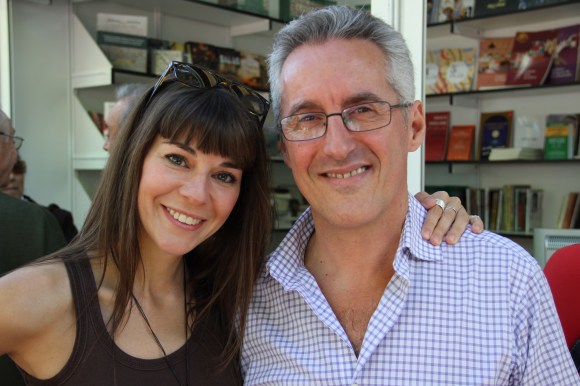 La actriz Pilar Gutiérrez Alonso y Sergio Barce