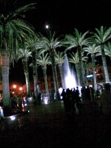 plaza liberación de noche