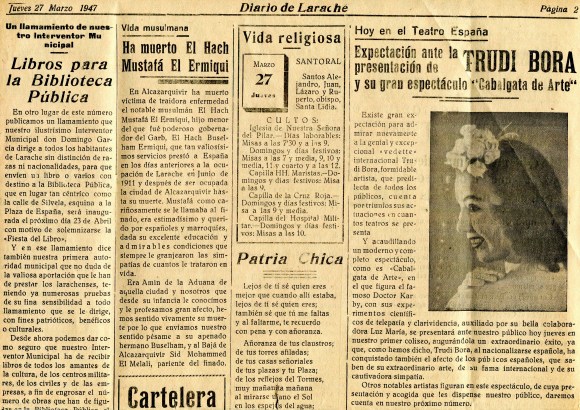 ANUNCIO TEATRO ESPAÑA 1947