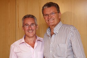 Más larachenses: Sergio Barce con Augusto Sarmiento