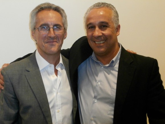 Sergio Barce y Abderrahman el Fathi, al término del acto