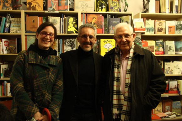 Alejandra, Sergio Barce y Agapito Rubio