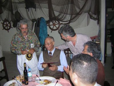 Larache - Casa de España : Sibari entre José Luis Gómez y Sergio Barce