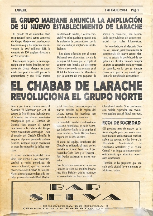 SEMANARIO LARACHE FICTICIO ENERO 2014 - 2