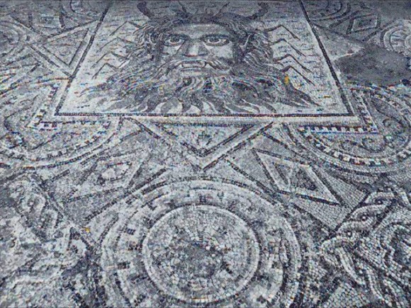 Lixus - mosaico del dios Okyanus