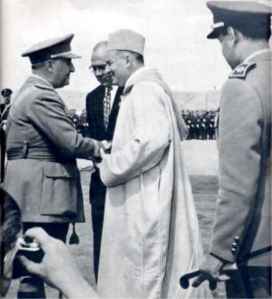 FRANCO Y EL REY MOHAMED V