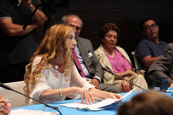 Intervención de LEONOR MERINO  (Foto: Pablo Barce)