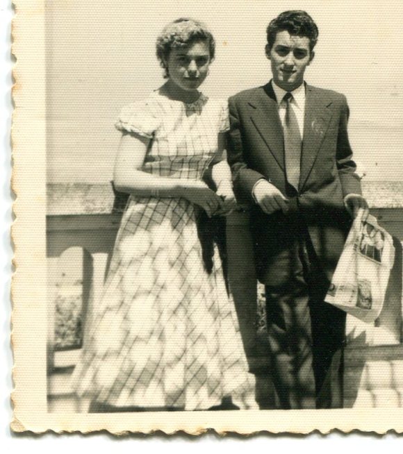 María (Maru) Gallardo y Antonio Barce, en el Balcón del Atlántico