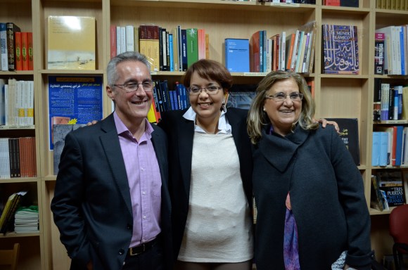 Sergio Barce, Rajae Boumediane y Angeles Ramírez