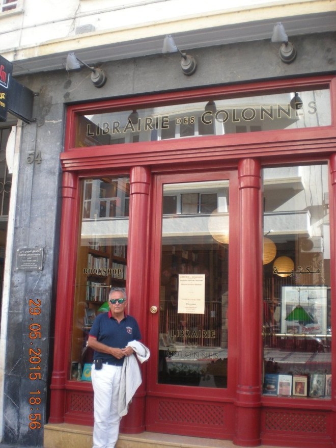 León Cohen en la Librairie des Colonnes
