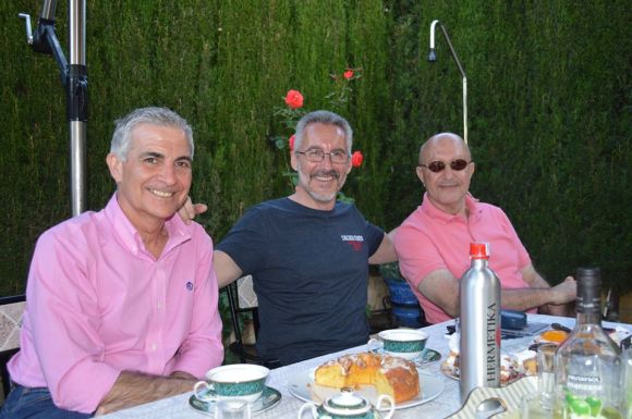 Pepe Sarria, Sergio Barce y Ahmed Oubali
