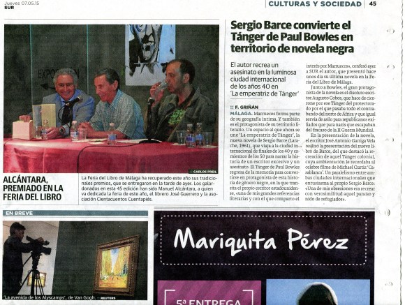 La emperatriz de Tánger, en diario Sur