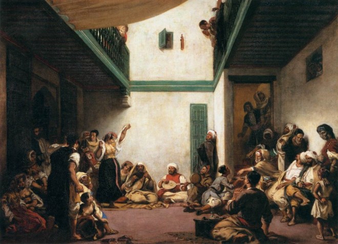 Boda judía en Marruecos,  lienzo de Delacroix