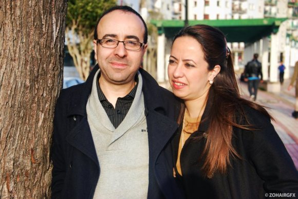 El realizador de cine larachense MOHAMED CHRIF TRIBAK y NAJA BENSARGHINE