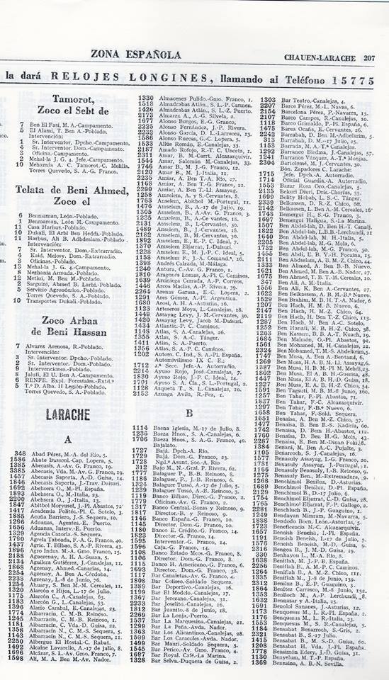 ANUARIO TELEFONICO LARAC HE 1956 1