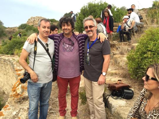 En Lixus - Ramón Tarrío, Emilio Gallego, Sergio Barce y Berry, sentada.