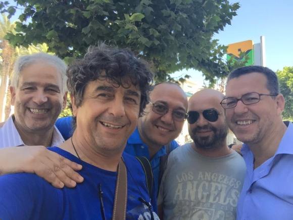 Larache 2015 - Hachmi, Emilio, Abderrahman, Mounir y Serrojk