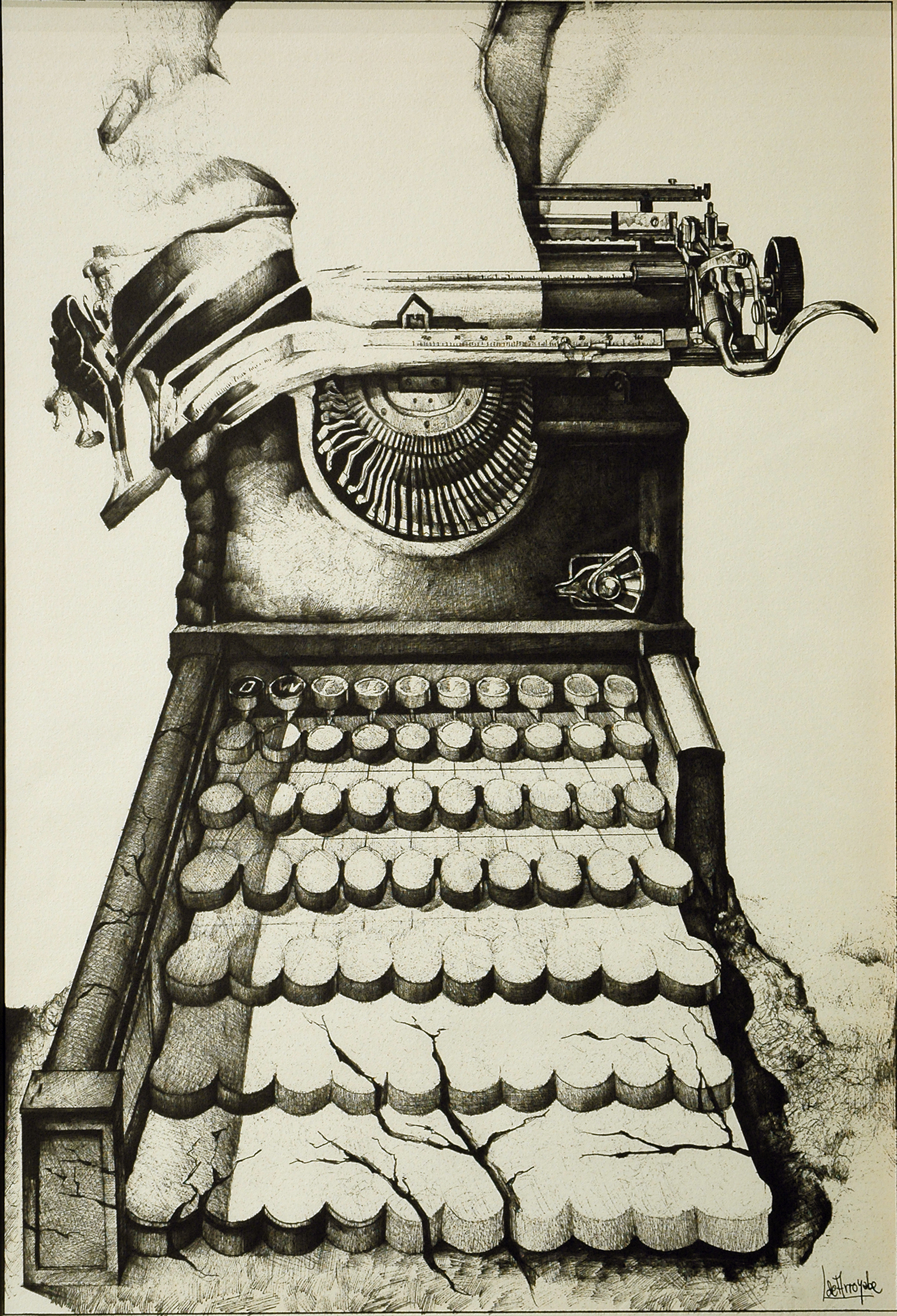 Serigrafía de Vicente Lçopez de Arroyabe 1979