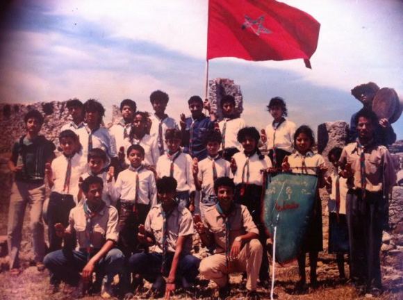 1987 - LIXUS - NAJIM AMALLAL EL OUAHABI, BINOI,, KHAYAT, BAIOIA OTMANE, MESSARI MOHAMED, LAABI MOHAMED y EL HAFIDI