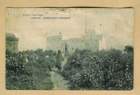 19-Larache nativo-1928-Cementerio y morabito (santuario)
