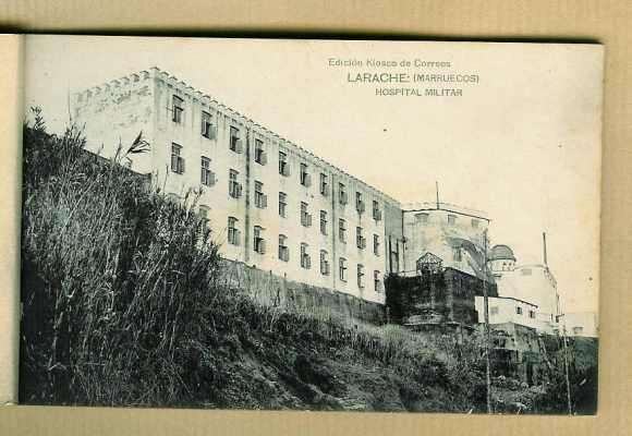 22-Larache colonial-1928-Edificio del hospital militar.