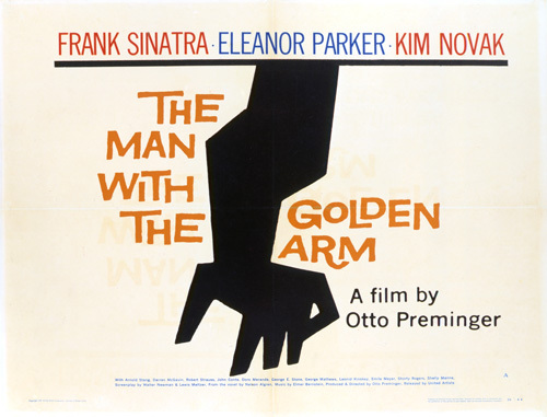 "The Man with the Golden Arm" (Saul Bass Poster) 1955 United Artists ** T.N.C.