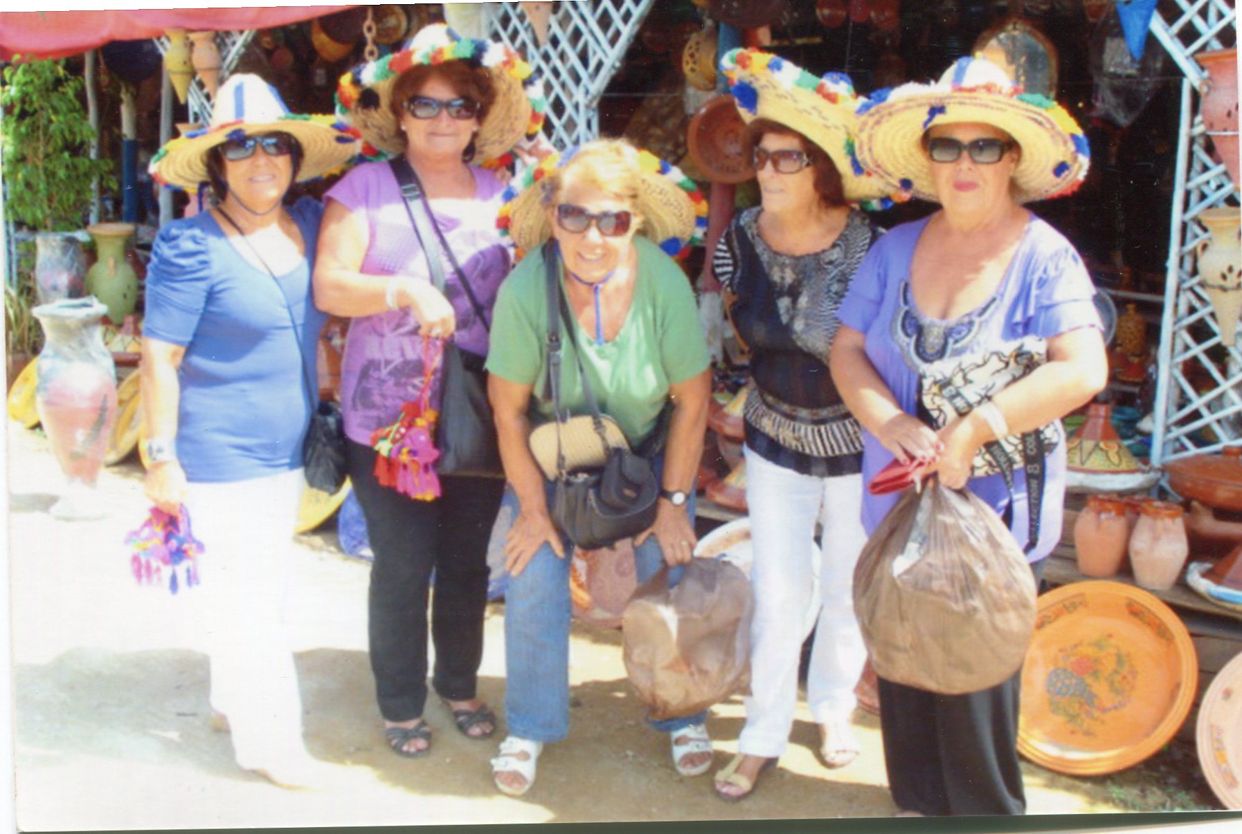 Mi madre disfrutando de Marruecos