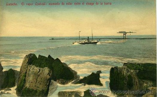 Larache - el vapor Queizal