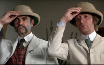 Connery y Caine en El hombre que pudo reinar