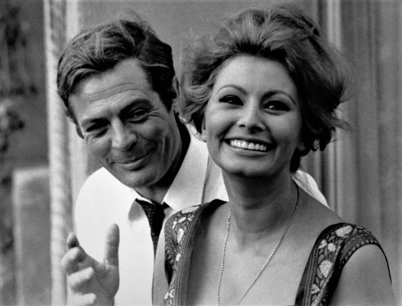Sophia Loren and Marcello Mastroianni