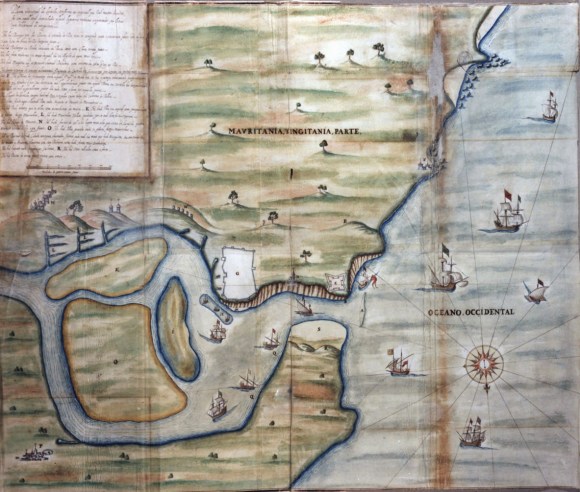 Planta de Larache de 1606 de João Mateo Benedetti - Arquivo Nacional Torre do Tombo