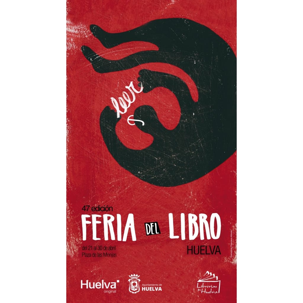 La imagen tiene un atributo ALT vacío; su nombre de archivo es feria-del-libro-de-huelva-2023-cartel.jpg